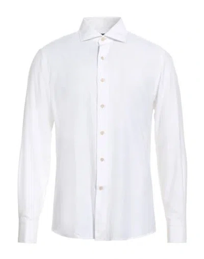 Alessandro Gherardi Man Shirt White Size 16 ½ Cotton