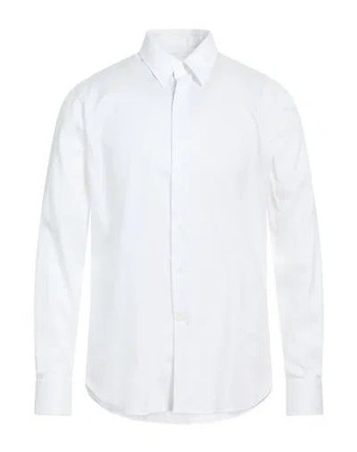 Alessandro Gherardi Man Shirt White Size 16 Cotton
