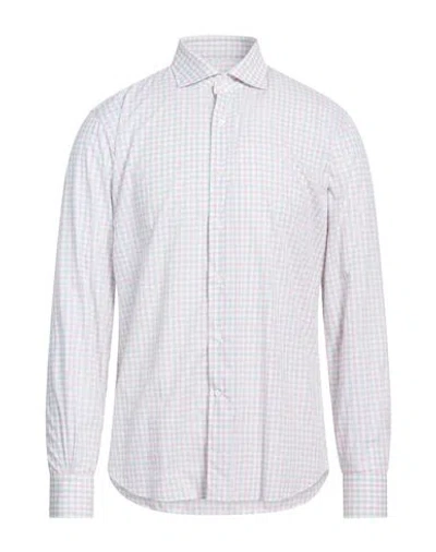 Alessandro Gherardi Man Shirt White Size 17 ½ Cotton