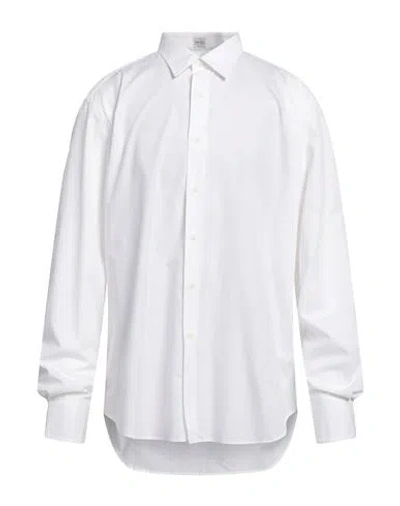 Alessandro Gherardi Man Shirt White Size 15 Cotton