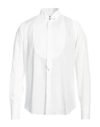 Alessandro Gherardi Man Shirt White Size 17 Cotton