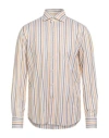 Alessandro Gherardi Man Shirt Yellow Size 16 ½ Cotton In Multi