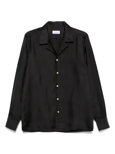 Alessandro Gherardi Silk Shirt In Black