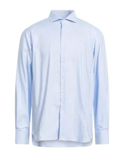Alessandro Gherardi Soft Man Shirt Light Blue Size 15 Cotton
