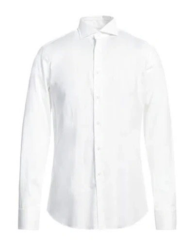 Alessandro Gherardi Soft Man Shirt White Size 15 Cotton