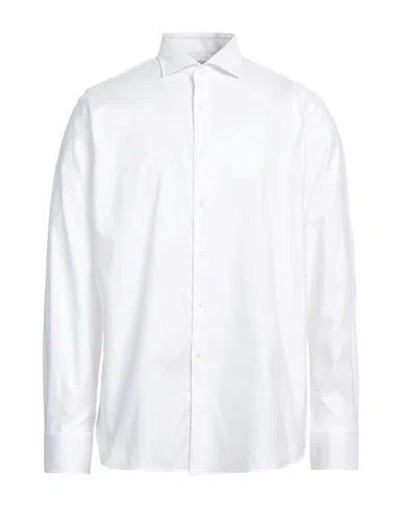 Alessandro Gherardi Soft Man Shirt White Size 17 Cotton
