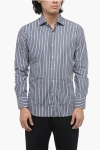 Alessandro Gherardi Spread Collar Pencil Striped Shirt