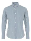 Alessandro Gherardi Striped Shirt In Blue