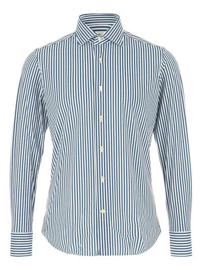 Alessandro Gherardi Striped Shirt In Blue