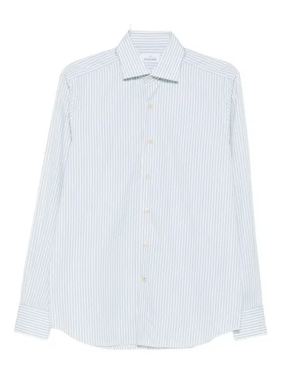 Alessandro Gherardi Striped Shirt In Blue
