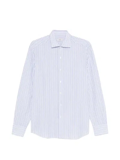Alessandro Gherardi Striped Shirt In Blue