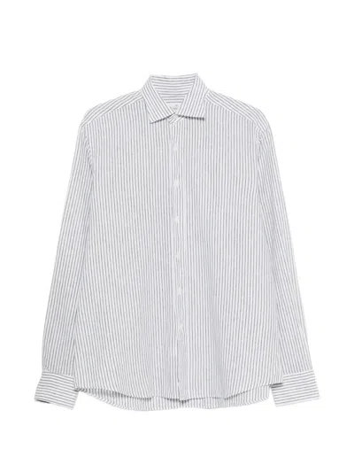 Alessandro Gherardi Striped Shirt In Gray
