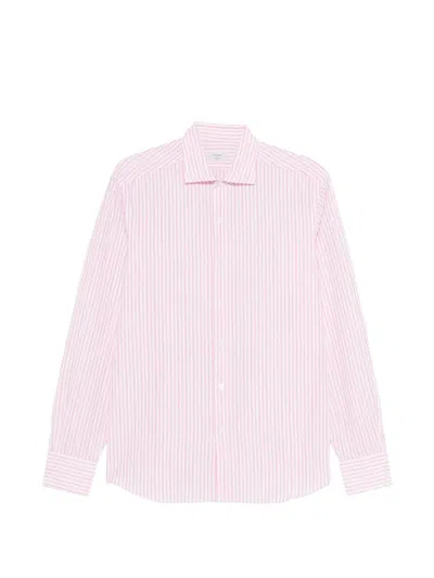 Alessandro Gherardi Striped Shirt In Pink