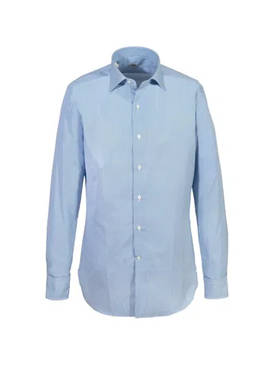 Alessandro Gherardi Vertical-stripe Shirt In Blue