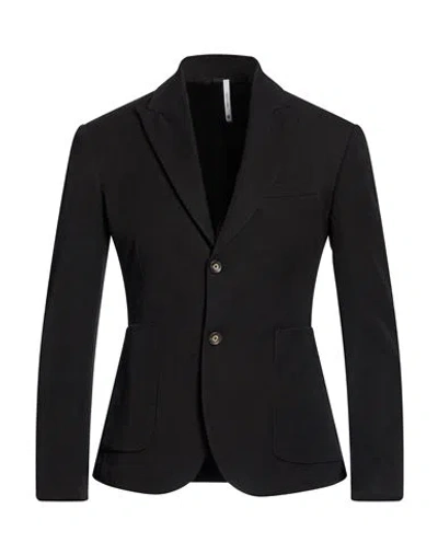 Alessandro Gilles Man Blazer Black Size 36 Wool, Viscose, Elastane