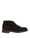 Alessandro Gilles Man Ankle Boots Dark Brown Size 9 Leather