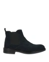 Alessandro Gilles Man Ankle Boots Midnight Blue Size 7 Leather