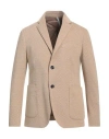 Alessandro Gilles Man Blazer Beige Size 38 Polyester, Cotton, Elastane