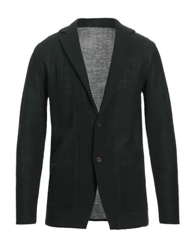 Alessandro Gilles Man Blazer Dark Green Size 44 Acrylic, Wool