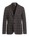 Alessandro Gilles Man Blazer Light Brown Size 42 Cashmere, Cotton, Polyamide In Gray