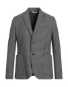 Alessandro Gilles Man Blazer Taupe Size 42 Polyester, Viscose, Elastane In Gray