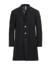 Alessandro Gilles Man Coat Black Size 44 Wool, Polyester, Elastane