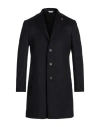 Alessandro Gilles Man Coat Midnight Blue Size 40 Wool, Polyester, Cashmere