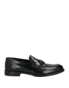 Alessandro Gilles Man Loafers Black Size 11 Leather In Black