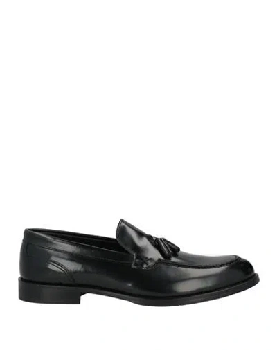 Alessandro Gilles Man Loafers Black Size 11 Leather