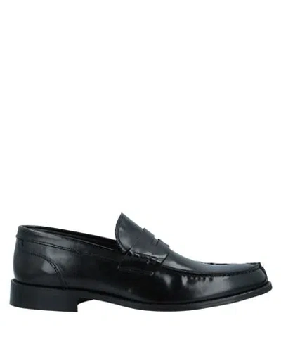 Alessandro Gilles Man Loafers Black Size 6 Leather