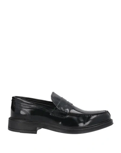 Alessandro Gilles Man Loafers Black Size 7 Soft Leather