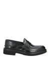 Alessandro Gilles Man Loafers Black Size 8 Leather In Black
