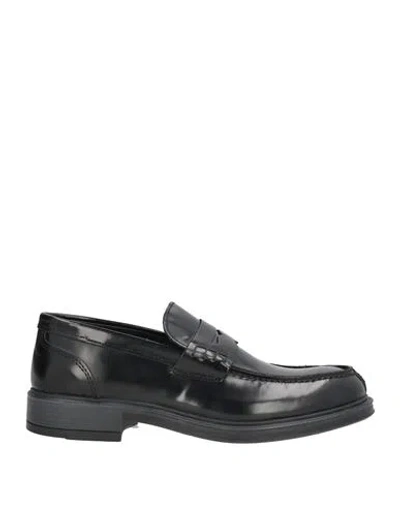 Alessandro Gilles Man Loafers Black Size 8 Leather