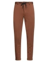 Alessandro Gilles Man Pants Brown Size 38 Wool, Viscose, Elastane In Brown