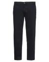 Alessandro Gilles Man Pants Midnight Blue Size 40 Cotton, Elastane In Black