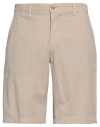 Alessandro Gilles Man Shorts & Bermuda Shorts Beige Size 38 Cotton, Elastane In Beige