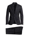 Alessandro Gilles Man Suit Black Size 36 Wool, Viscose, Elastane
