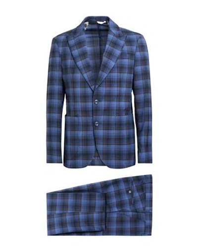Alessandro Gilles Man Suit Blue Size 40 Virgin Wool, Polyester, Elastane