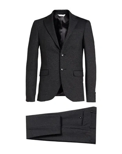 Alessandro Gilles Man Suit Charcoal Size 36 Viscose, Polyamide, Polyester, Elastane