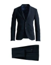 Alessandro Gilles Man Suit Midnight Blue Size 40 Wool, Viscose, Elastane In Blue