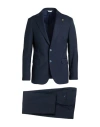 Alessandro Gilles Man Suit Midnight Blue Size 46 Wool, Polyester, Elastane
