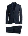 Alessandro Gilles Man Suit Navy Size 38 Wool, Viscose, Elastane