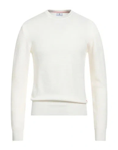 Alessandro Gilles Man Sweater Cream Size Xxl Wool In White