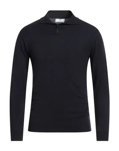 Alessandro Gilles Man Sweater Midnight Blue Size Xxl Merino Wool, Polyacrylic, Polyamide, Elastane