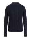 Alessandro Gilles Man Turtleneck Midnight Blue Size Xxl Wool, Acrylic In Blue