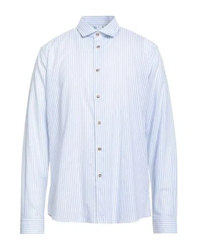 Alessandro Lamura Man Shirt Light Blue Size 3xl Linen, Cotton