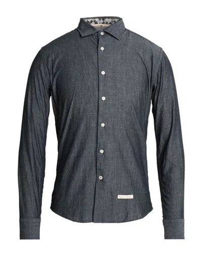 Alessandro Lamura Man Shirt Rust Size 15 Cotton In Red