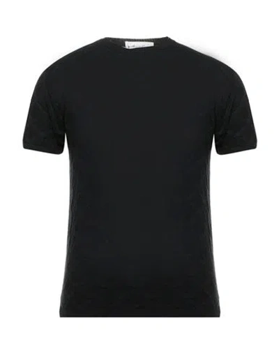 Alessandro Lamura Man Sweater Black Size M Cotton, Acrylic In Black
