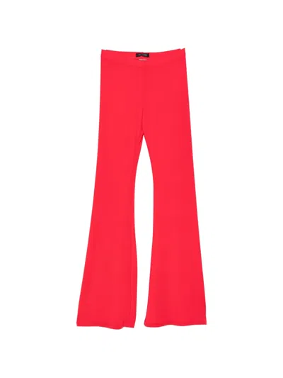 Alessandro Legora Elasticated-waist Flared Trousers In Red