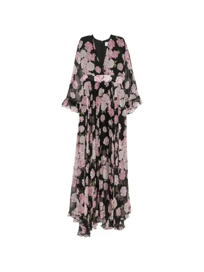 Alessandro Legora Floral-print Ruffled Maxi Dress In Multi